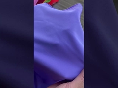 नमी अवशोषण लोचदार बुनाई 40D लोचदार 81% नायलॉन 19% स्पैन्डेक्स जलरोधक कपड़े योग कपड़े