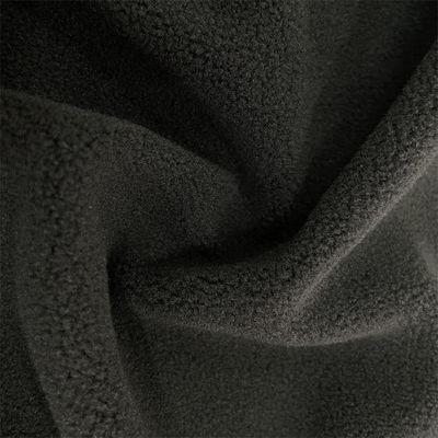 100 Polyester Fleece Sweatshirt Fabric with Anti Pilling and Terry Knitted Design